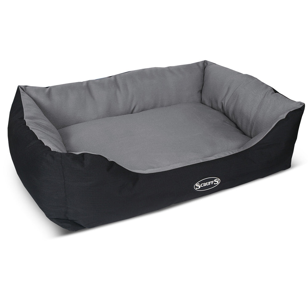 Expedition Box Dog Bed (in Chocolate Brown, Graphite Grey & Plum) by Scruffs