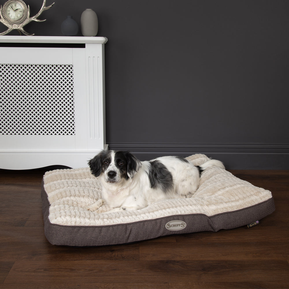 Ellen Dog Mattress (in Tan, Pink or Grey) by Scruffs